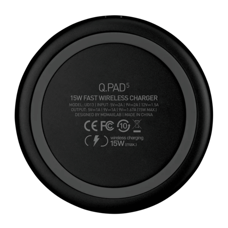 Momax Q.Pad 5 15W 快速無線充電器 UD13